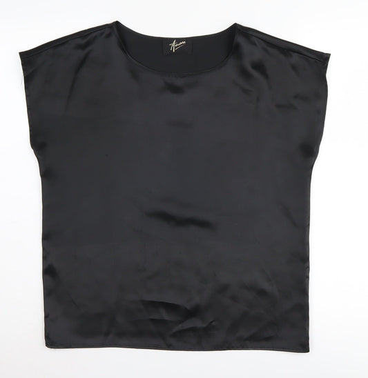 Amari Women's Black Polyester Blouse Size 12