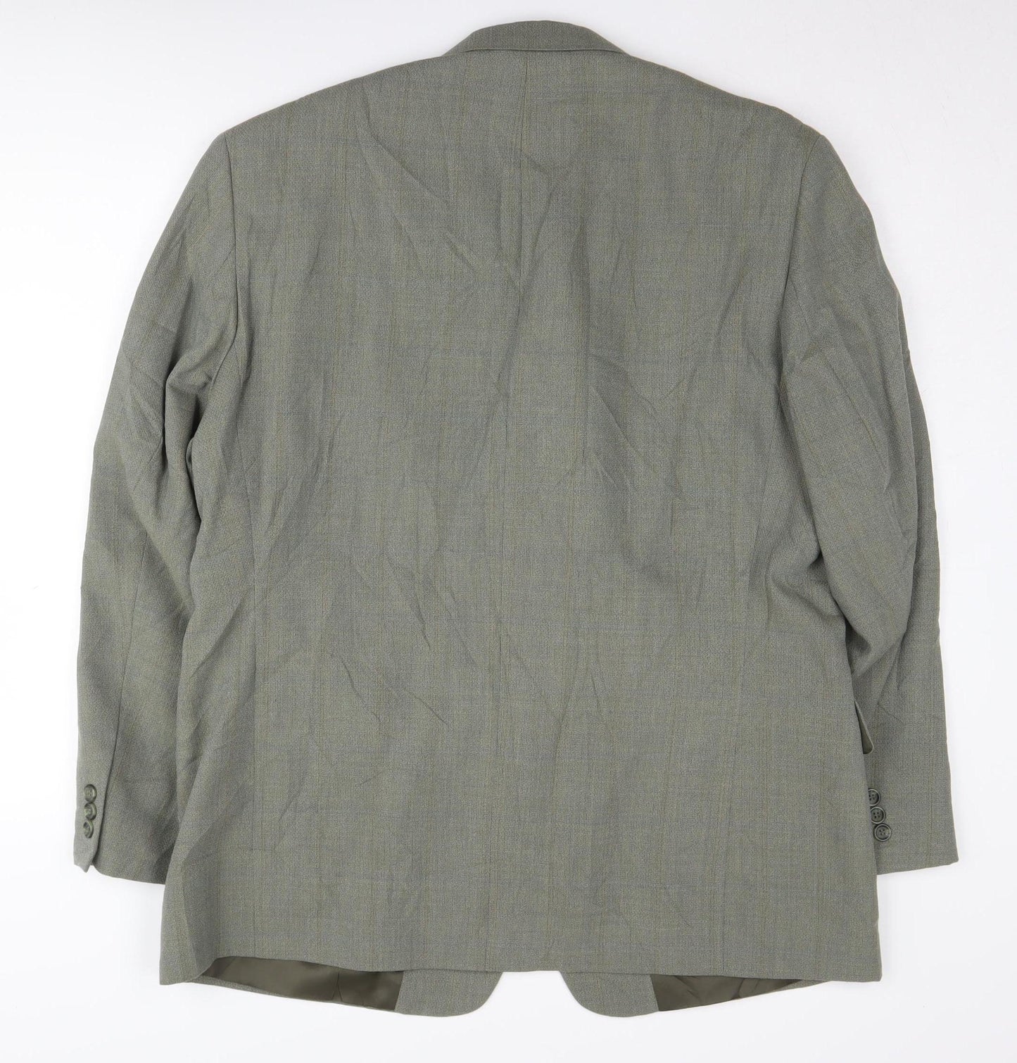 Van Heusen Men's Green Blazer Size 44 Regular Fit