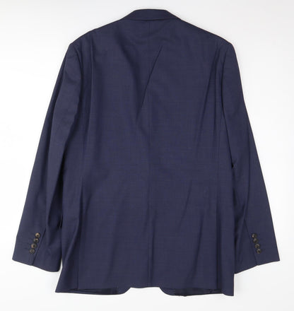 Austin Reed Men's Blue Wool Blazer 40R