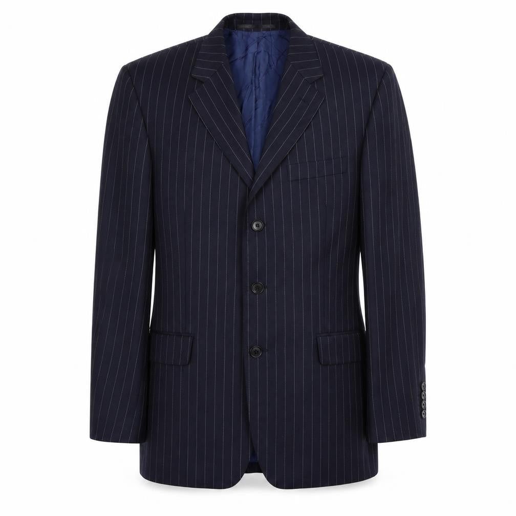Austin Reed Men's Blue Striped Blazer, Size 40R, Business Formal