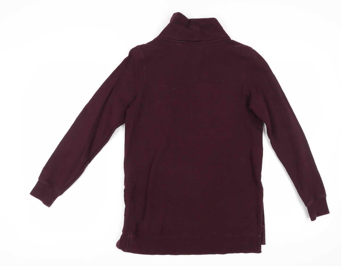 Fatface Women's Red Cowl Neck Pullover Sweatshirt XS