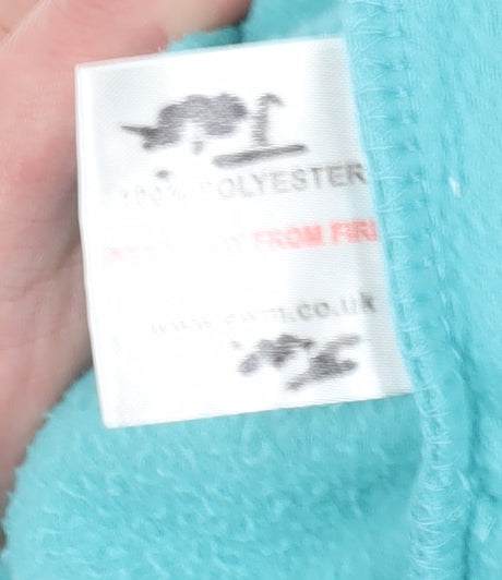 EWM Women's Blue Fleece Waistcoat Size 10-12 Casual
