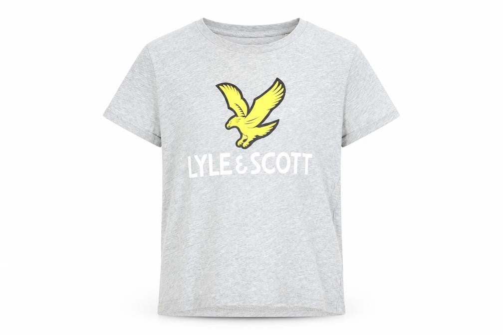 Lyle & Scott Boys Grey Logo T-Shirt, 2 Years
