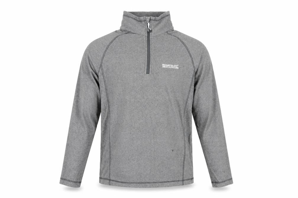 Regatta Men's Grey 1/4 Zip Sweatshirt S