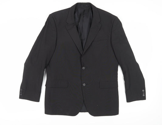 Thomas Nash Men's Black Short Blazer, Size 40S