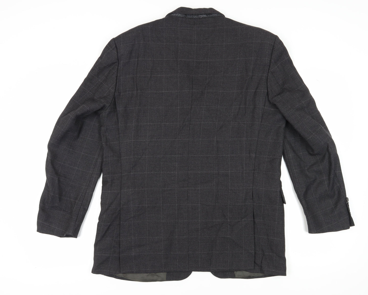 Pierre Cardin Grey Check Blazer, Men's 41R