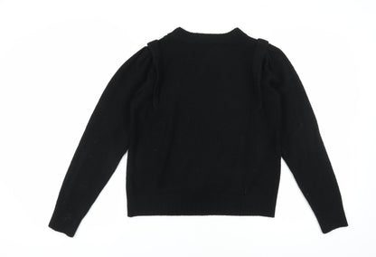 DKNY Women's Black Crew Neck Jumper M
