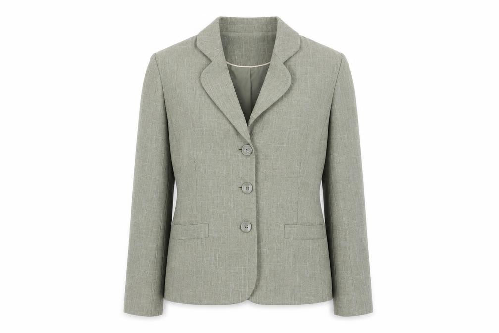 Eastex Women's Green Size 14 Bouclé Suit Jacket