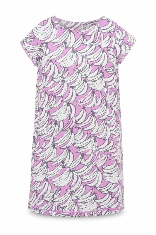 White Stuff Women’s Multicoloured Banana T-Shirt Dress Size 10