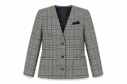 Windsmoor Women's Black Houndstooth Blazer, Size 10