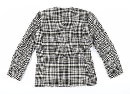 Windsmoor Women's Black Houndstooth Blazer, Size 10
