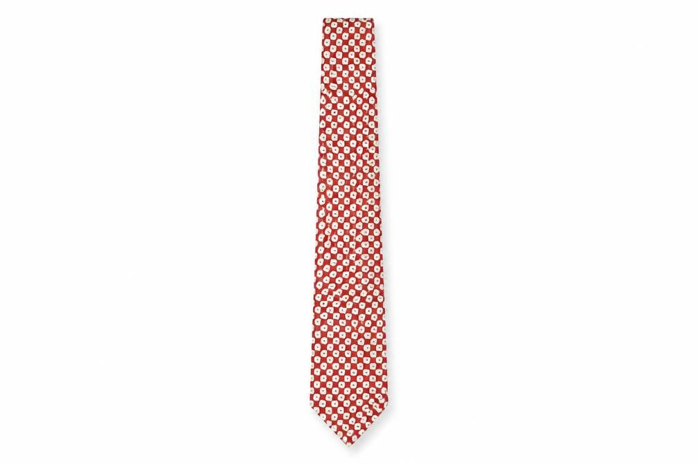Austin Reed Men's Red Silk Designer Tie, One Size