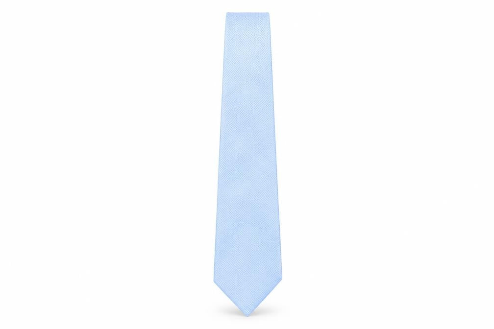 Thomas Nash Men's Blue Geometric Polyester Tie