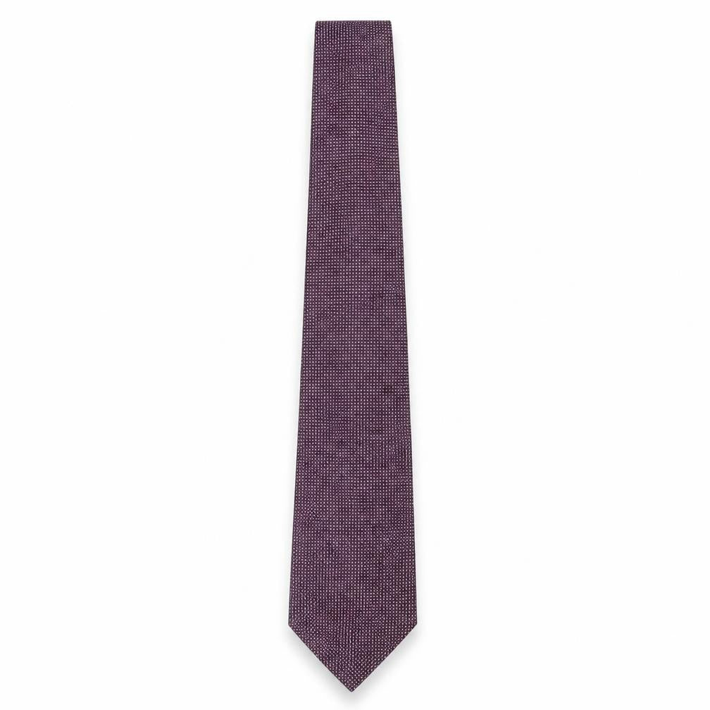 Jeff Banks Men's Purple Geometric Slim Tie