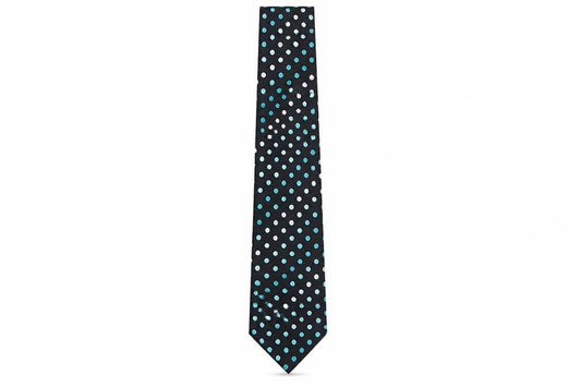 Jasper Conran Men's Black Silk Polka Dot Tie