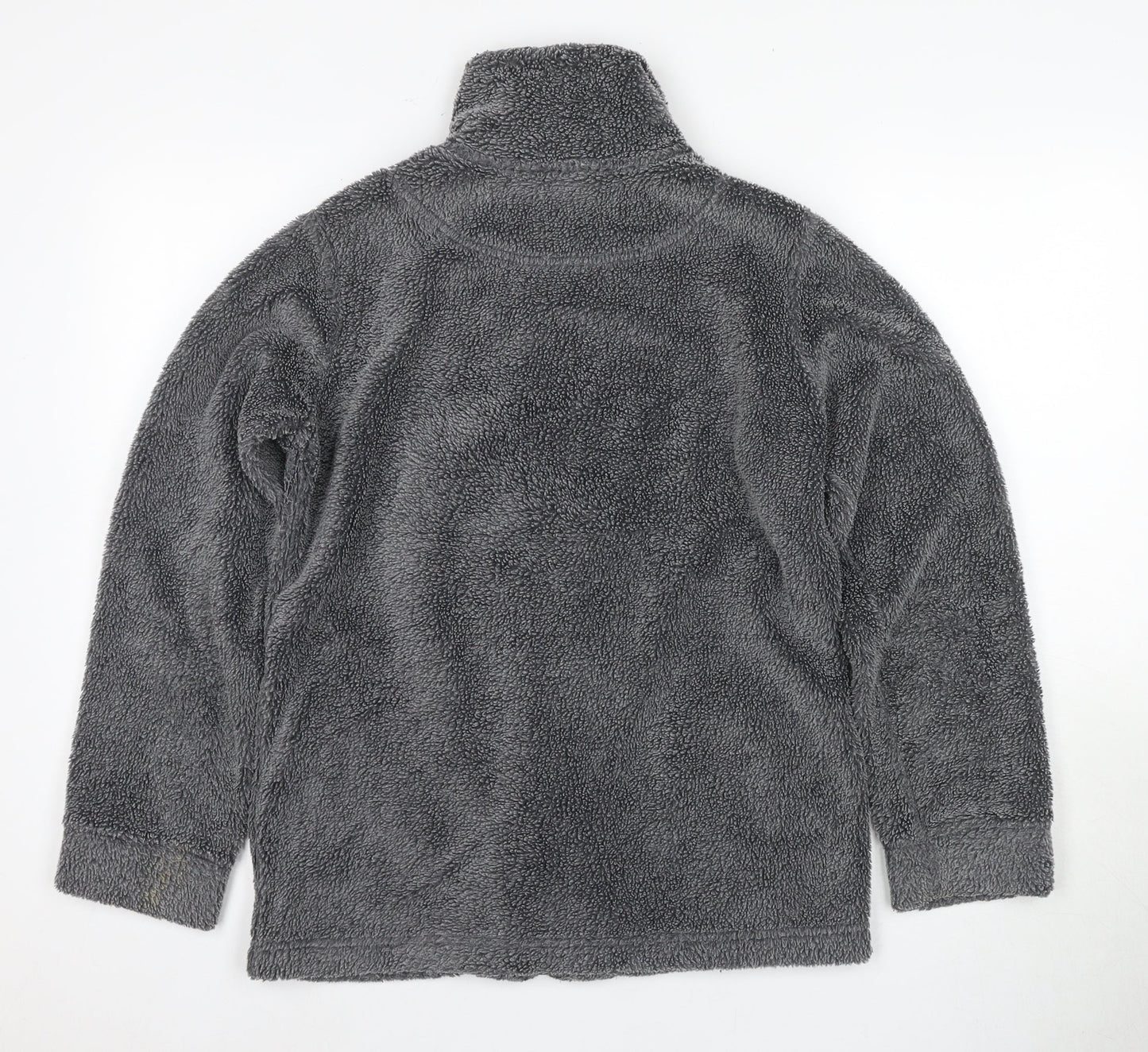 NX Men's Grey Fleece Jacket - Small, Winter Casual