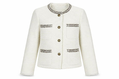 Marks & Spencer Women's Ivory Size 8 Basic Jacket