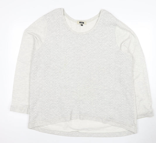 Next Women’s White Pullover Sweatshirt Size 16