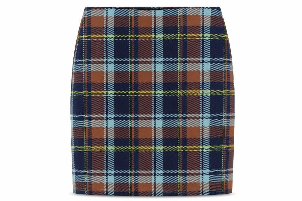 Marks & Spencer Women's Plaid Pencil Skirt 8