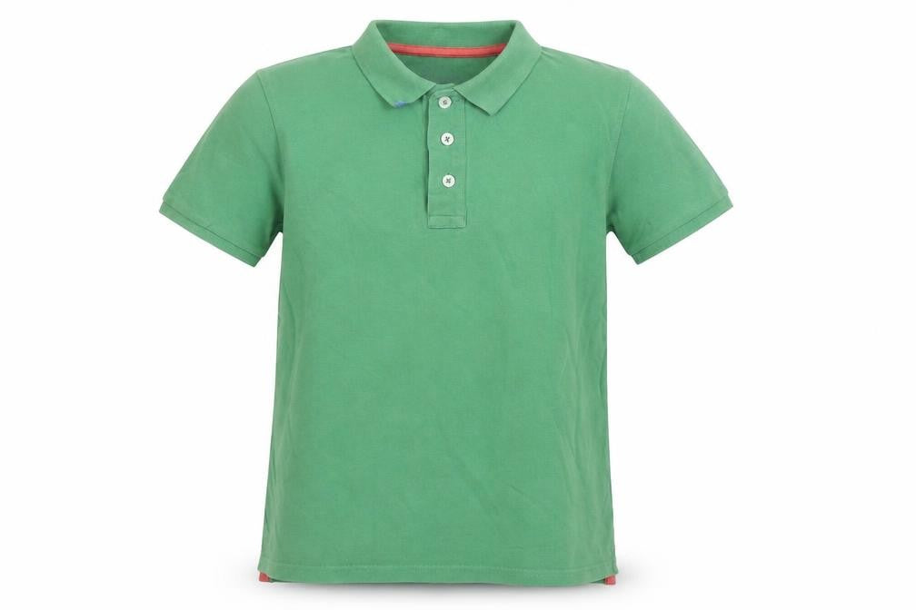 Eden Boys Green Polo Shirt - 12-13 Years - Casual Short Sleeve
