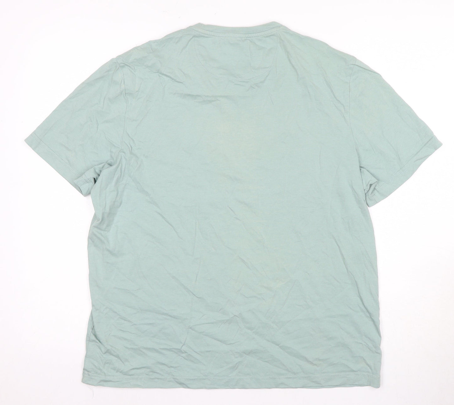 Farah 1920 Men's Green Cotton T-Shirt, Size L