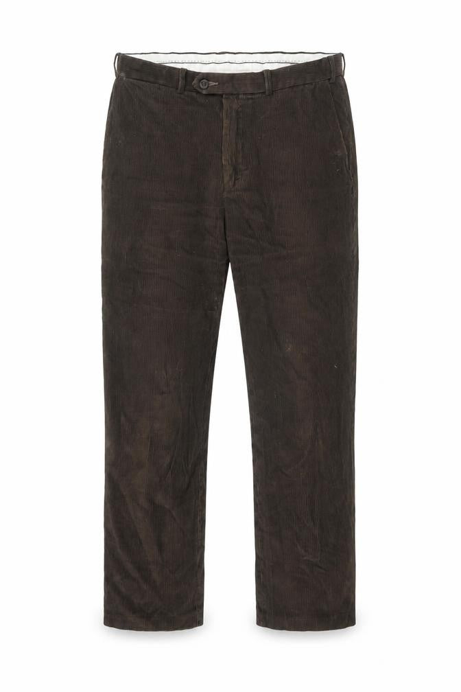 Marks & Spencer Men's Brown Corduroy Dress Pants
