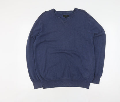 Debenhams Men Blue L Pullover Jumper