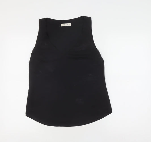 Oasis Women's Black V-Neck Tank Top - Size 8