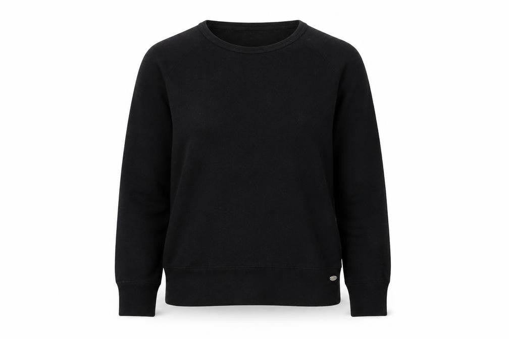 Saltrock Women's Black Crew Neck Pullover Jumper Size 8