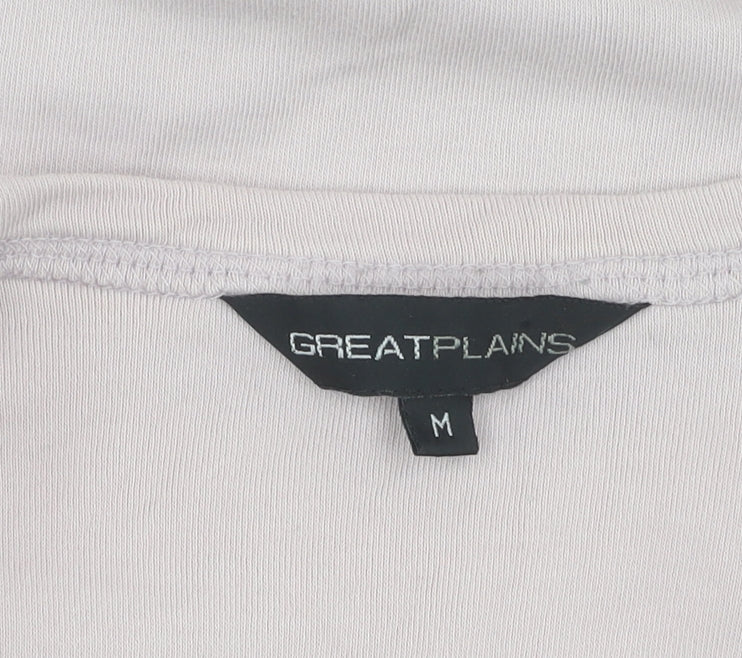 Great Plains Women's Ivory Tank Top, Size M, Cotton, Scoop Neck