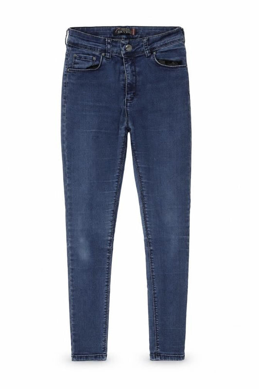 DKY JNS Women's Blue Skinny Jeans, Size 6, High-Rise