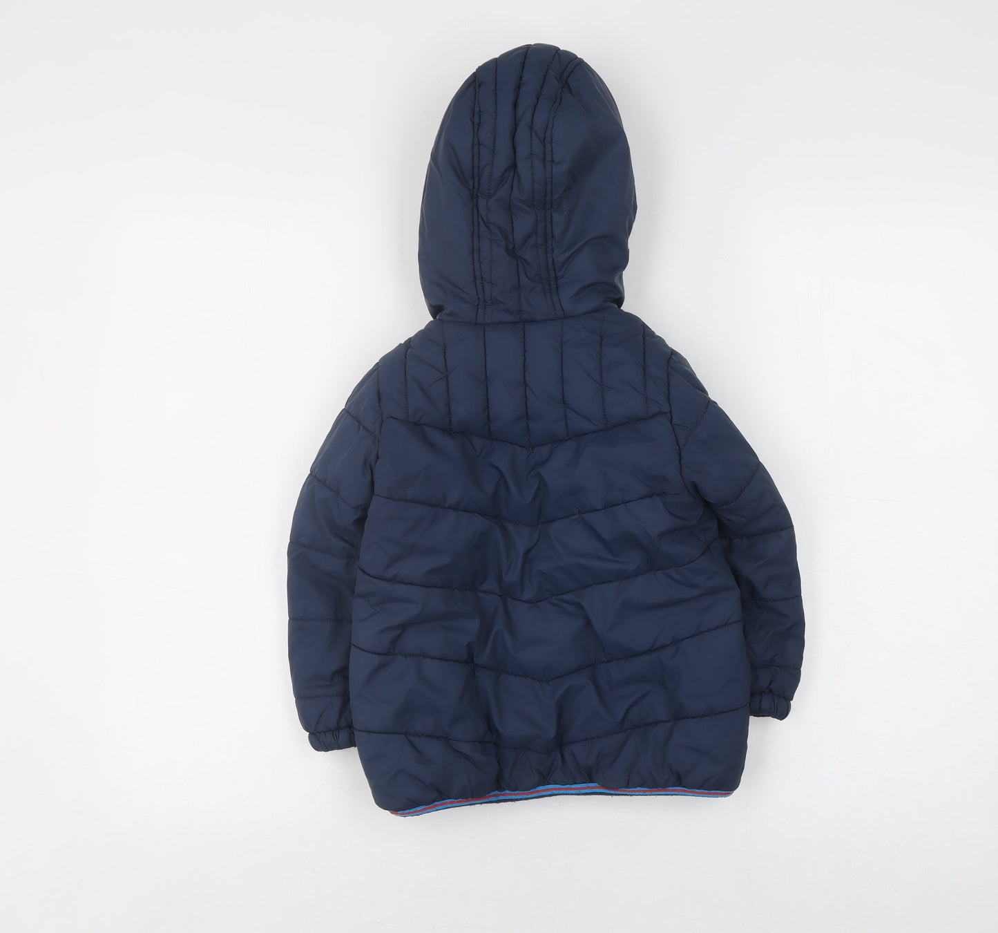 Marks and Spencer Boys Blue Puffer Jacket 3-4 Years Winter