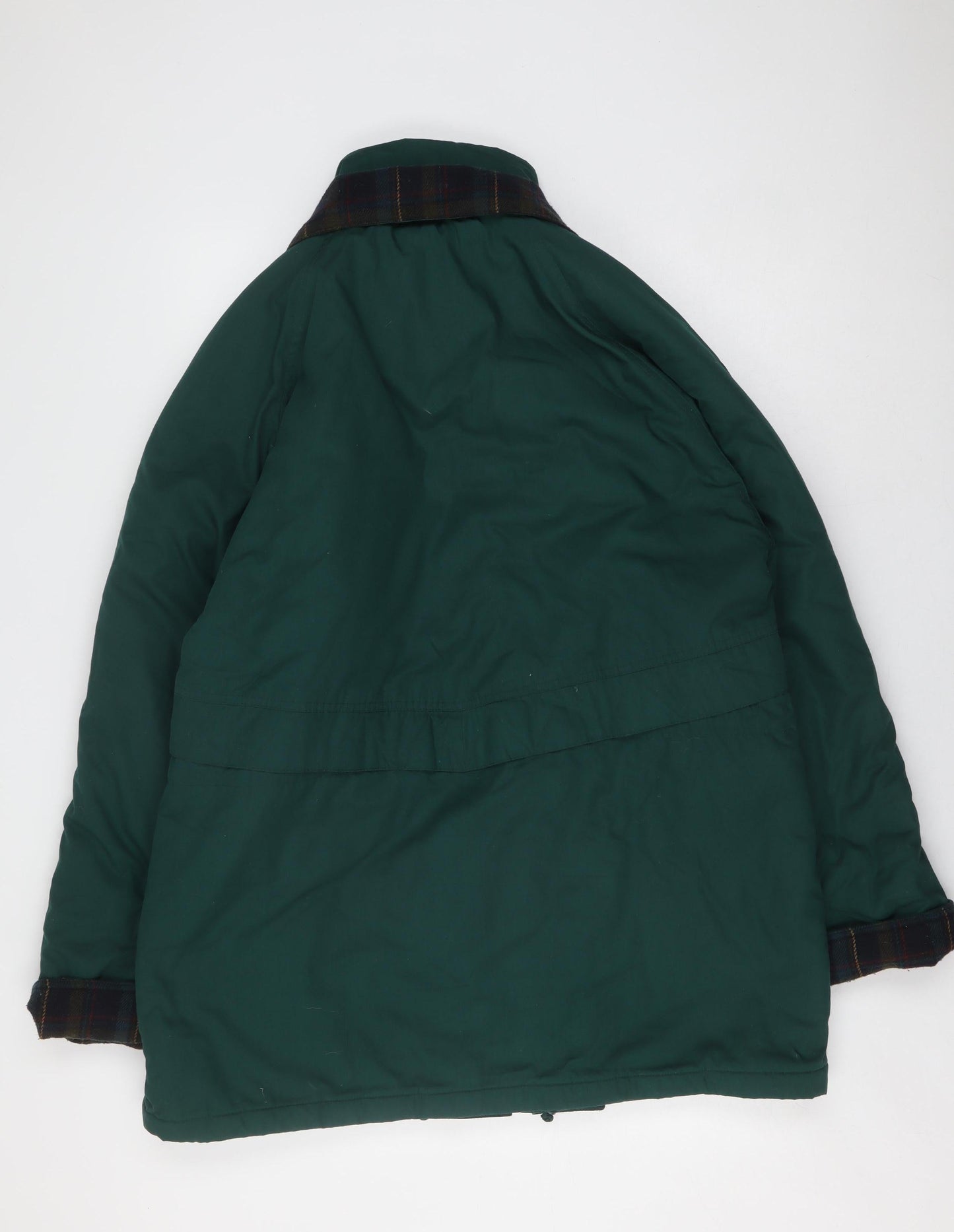 Outerwear Men's Green Parka Jacket XL Hooded Casual Winter Coat