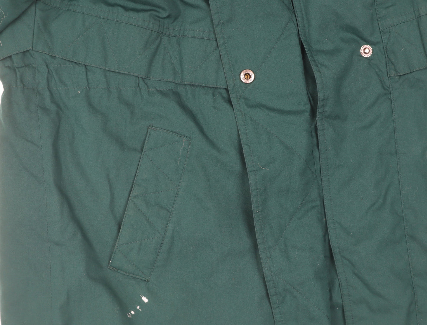 Outerwear Men's Green Parka Jacket XL Hooded Casual Winter Coat