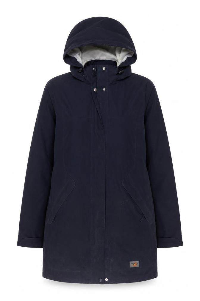 Arctic Storm Women's Blue Rain Coat Size 12, Lined, Hooded