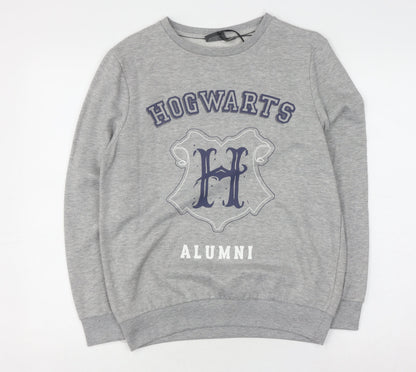 Harry Womens Potter Grey Pullover Sweatshirt S