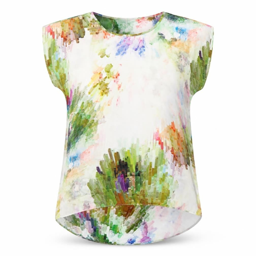 Topshop Women's Multicoloured Blouse, Size 8, Tall