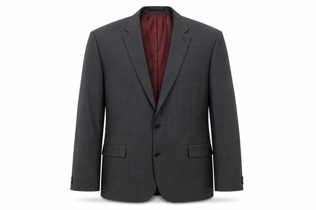 Pierre Cardin Men's Grey Suit Jacket 46 Regular