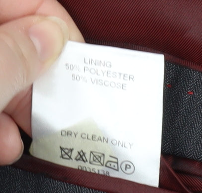Pierre Cardin Men's Grey Suit Jacket 46 Regular