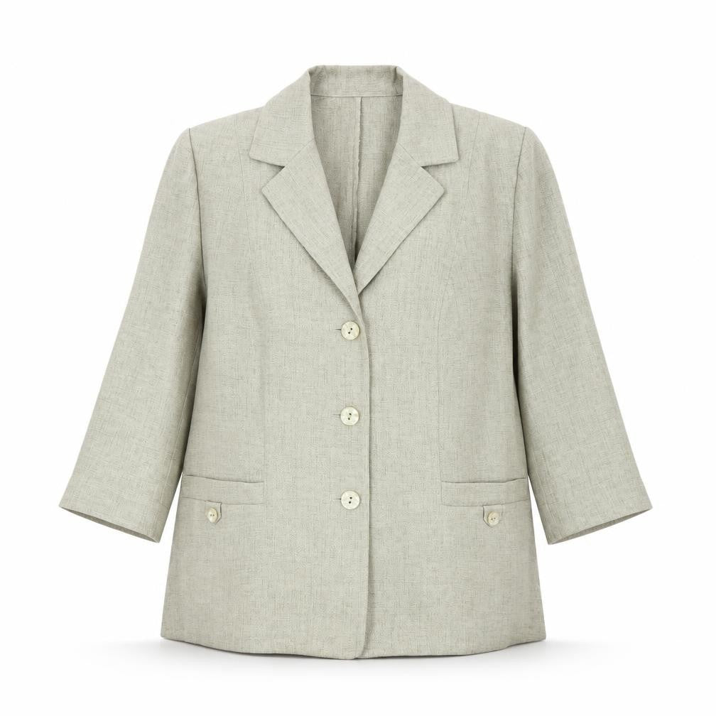 Eastex Women's Grey Classic Suit Jacket, Size S