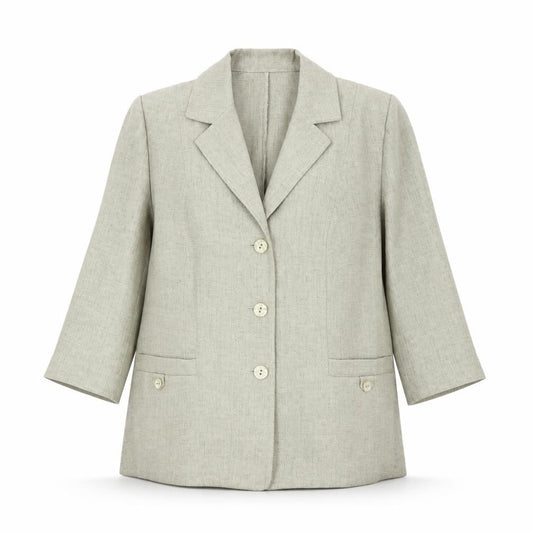 Eastex Women's Grey Classic Suit Jacket, Size S