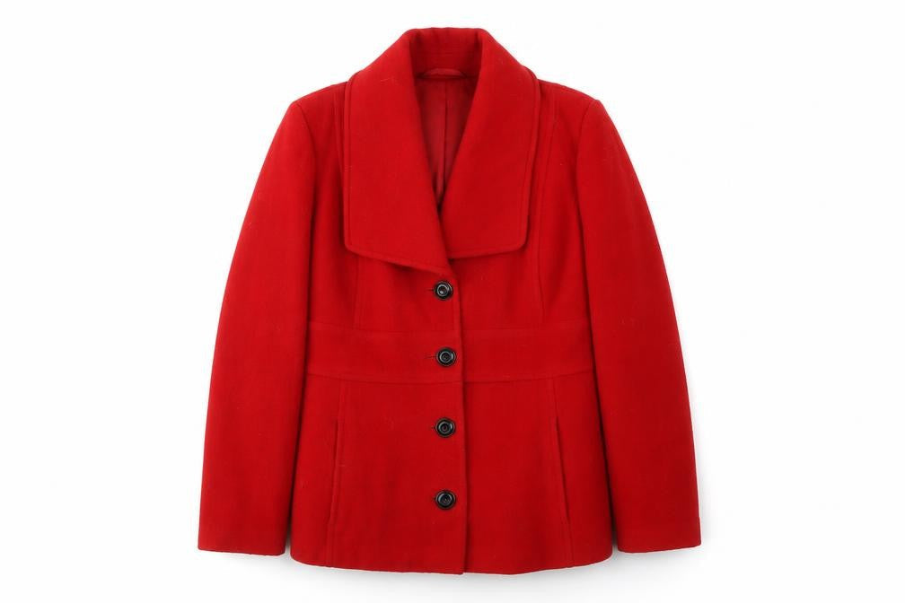 Laura Ashley Red Women's Overcoat Size 16