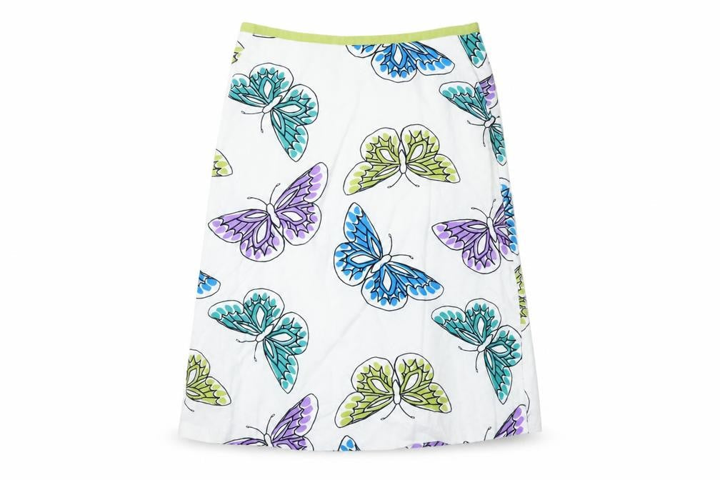 Laura Ashley Women's Multicoloured A-Line Midi Skirt