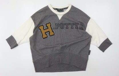 Harry Potter Women's Grey L Pullover Sweatshirt
