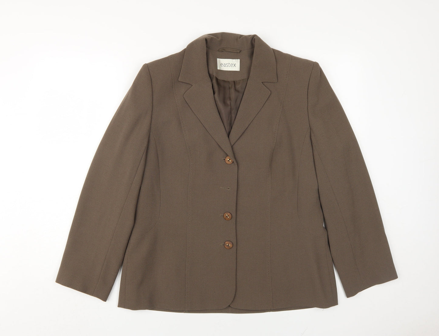 Easttex Women's Brown Classic Blazer Size 12