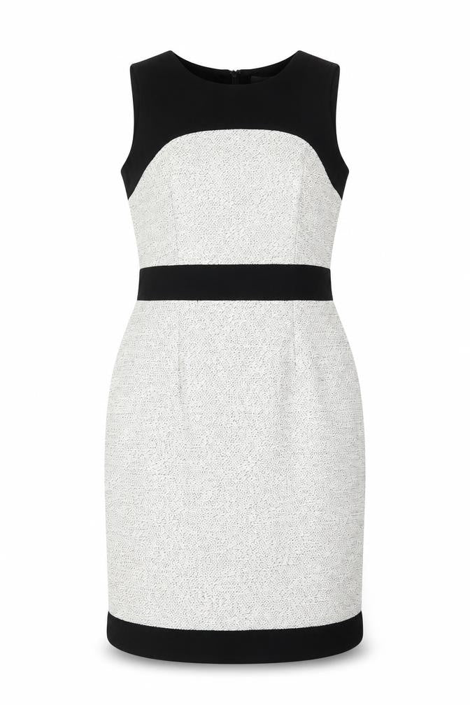 Banana Republic Women’s Black & White Sheath Dress, Size 6
