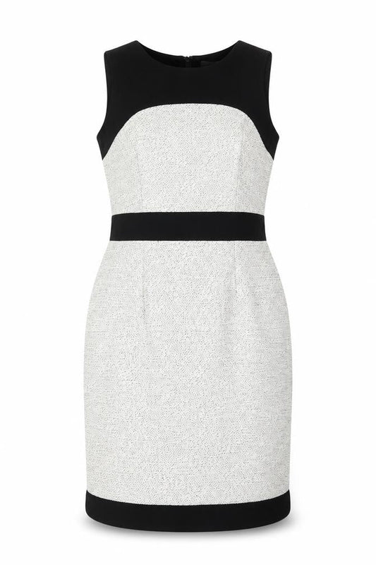 Banana Republic Women’s Black & White Sheath Dress, Size 6