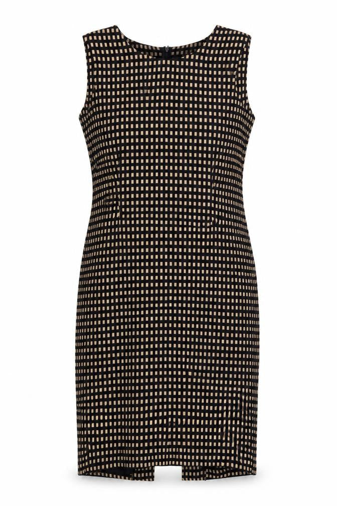 Jaeger Women's Black Sheath Dress, Size 12, Classic Formal