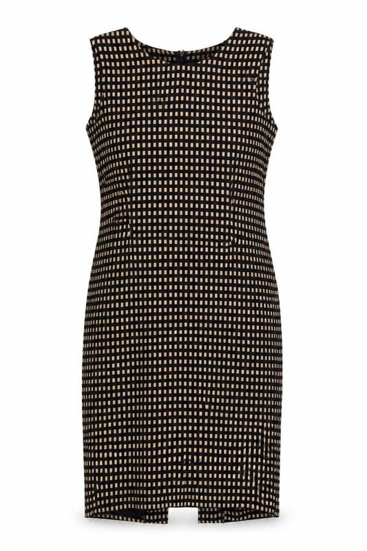 Jaeger Women's Black Sheath Dress, Size 12, Classic Formal