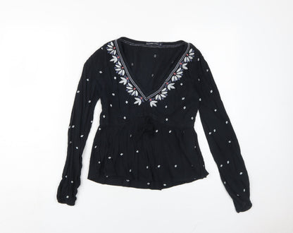 Abercrombie & Fitch Women's Black Tunic Blouse S